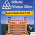 IIM Mumbai PhD Admission 2026 Open at iimmumbai.ac.in; Application Deadline March 31